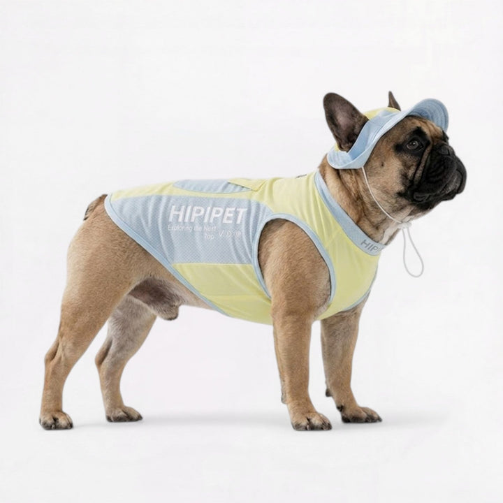 Sommer-Kühl-Mesh-Weste für Französische Bulldoggen - Leichte Haustierbekleidung | Karnz