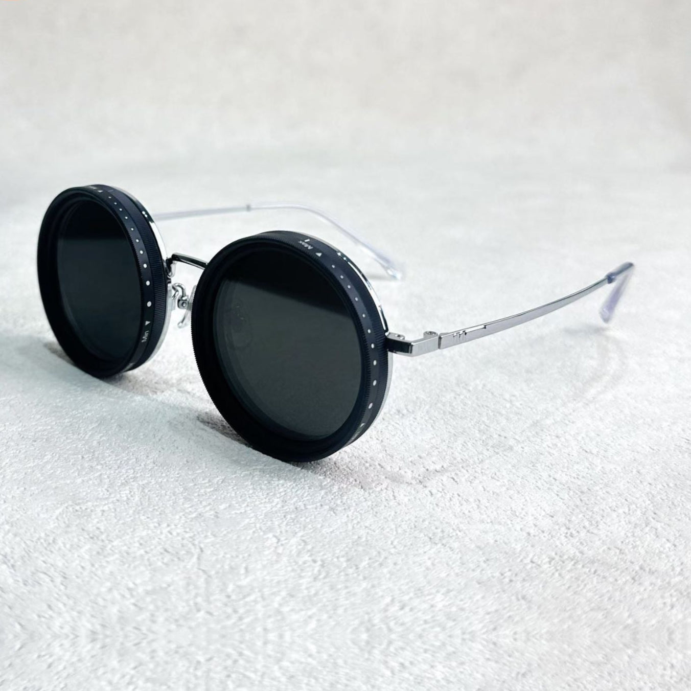 VisionRound Polarisierte Sonnenbrille – Unisex Retro-Design mit verstellbarem Lichtfilter | Karnz