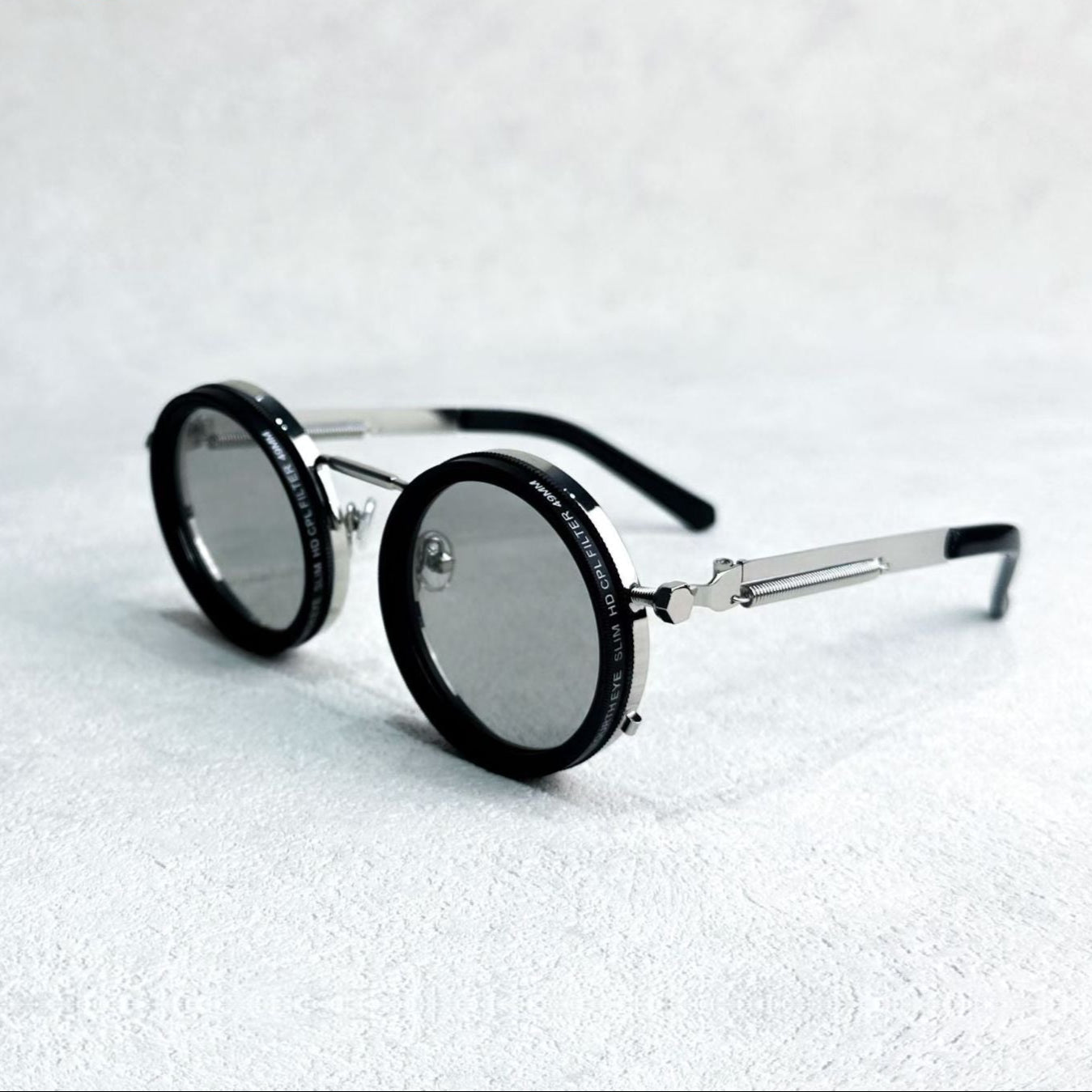 VisionRound Polarisierte Sonnenbrille – Unisex Retro-Design mit verstellbarem Lichtfilter | Karnz