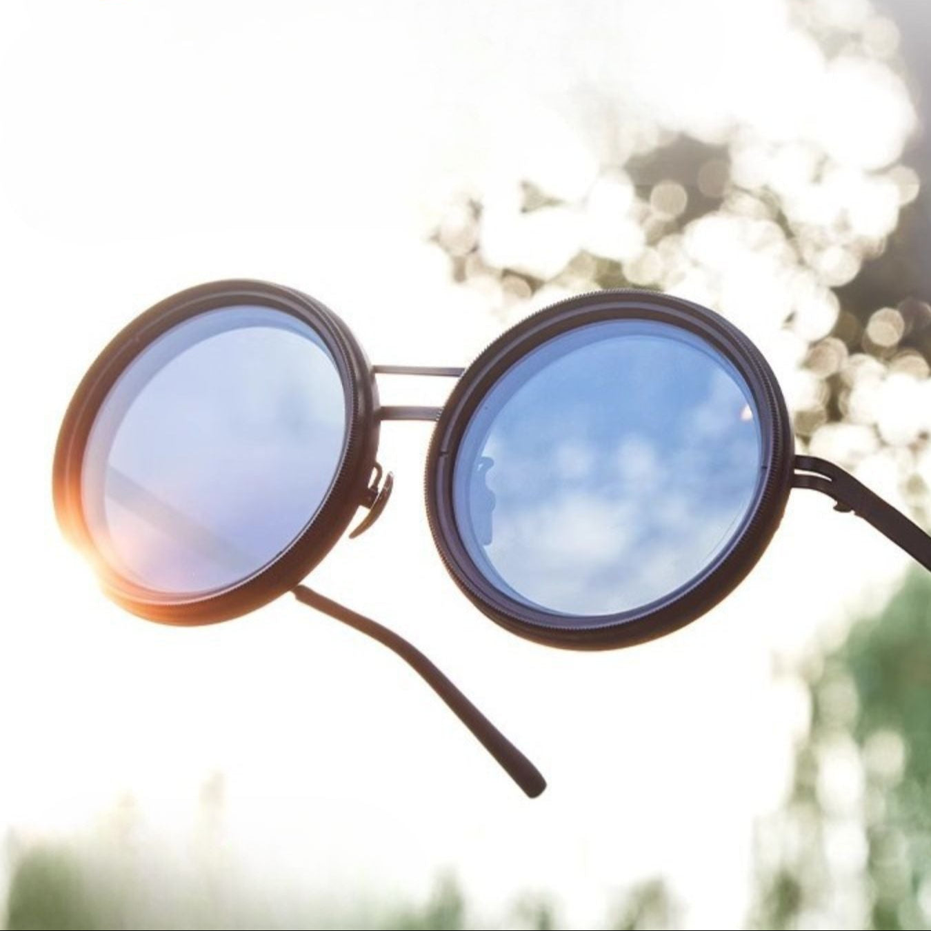 VisionRound Polarisierte Sonnenbrille – Unisex Retro-Design mit verstellbarem Lichtfilter | Karnz