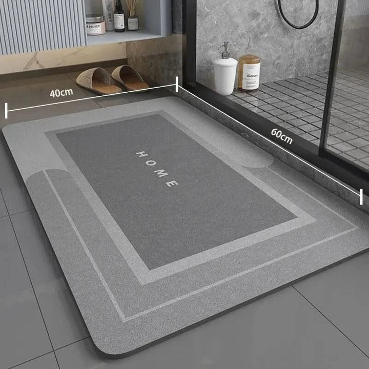 Super saugfähige Badematte 40×60 cm, rutschfest und komfortabel