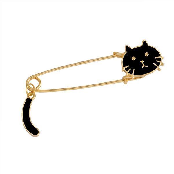 Swishing Tail Cat Pins | Karnz