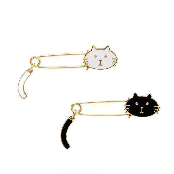 Swishing Tail Cat Pins | Karnz