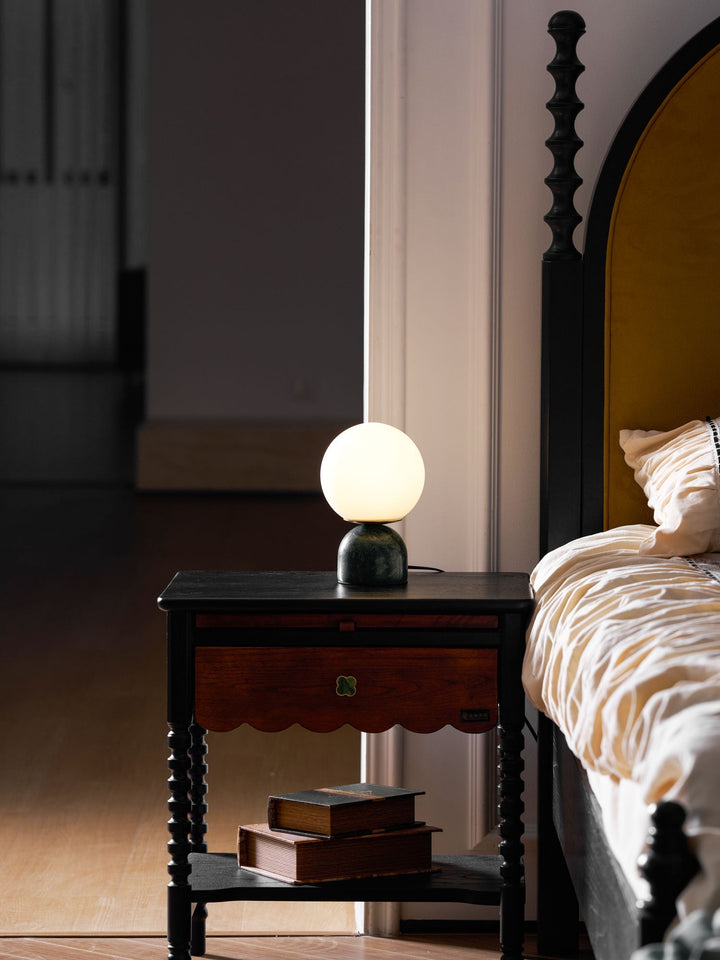 Marmor Orb Tischlampe | Karnz