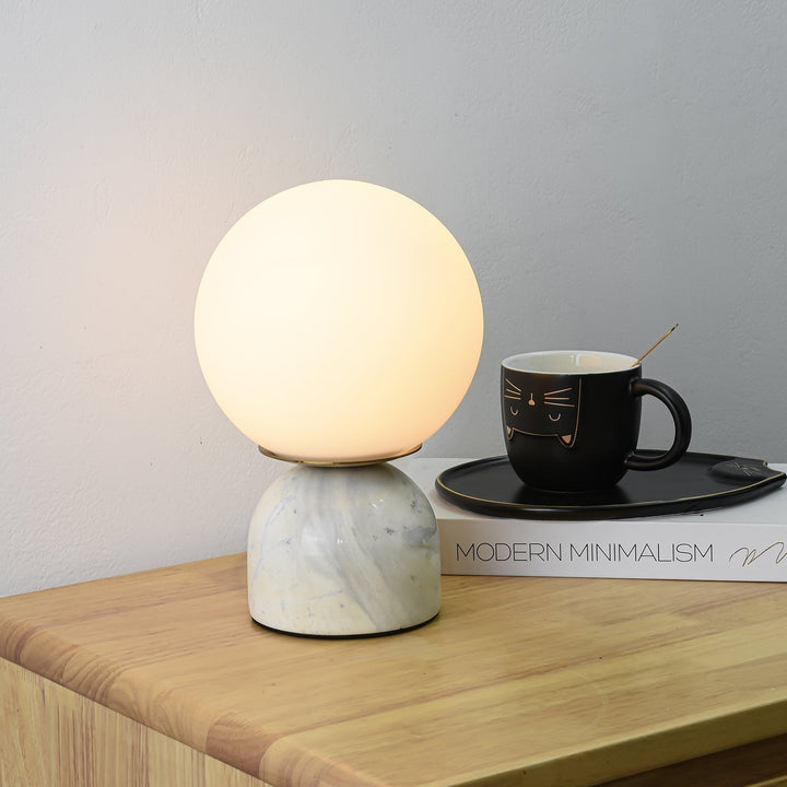 Marmor Orb Tischlampe | Karnz