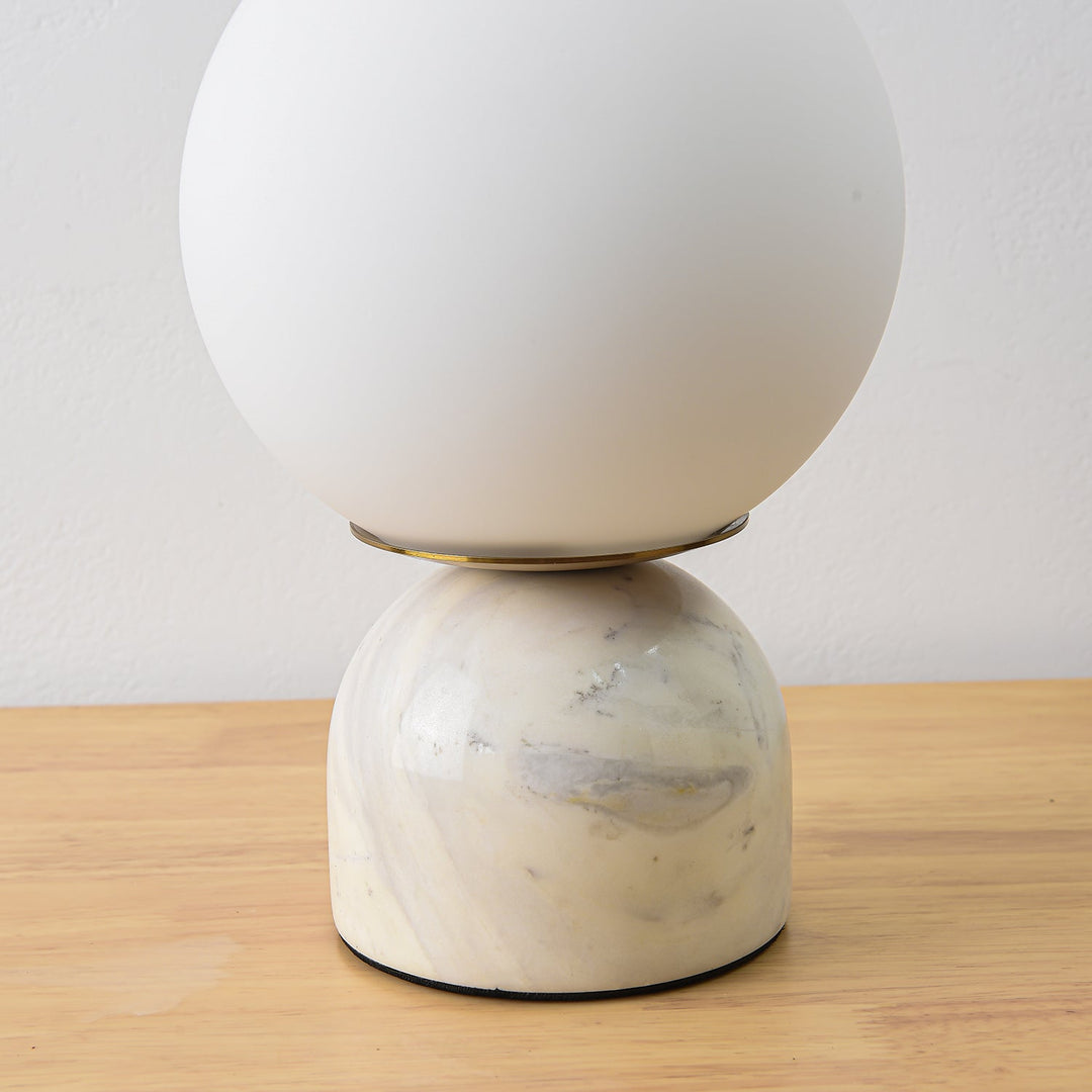 Marmor Orb Tischlampe | Karnz