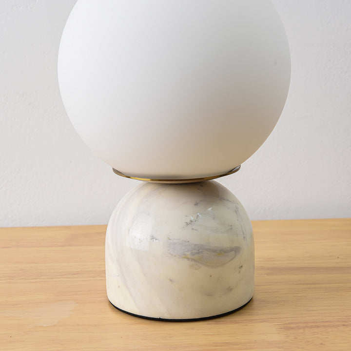 Marmor Orb Tischlampe | Karnz