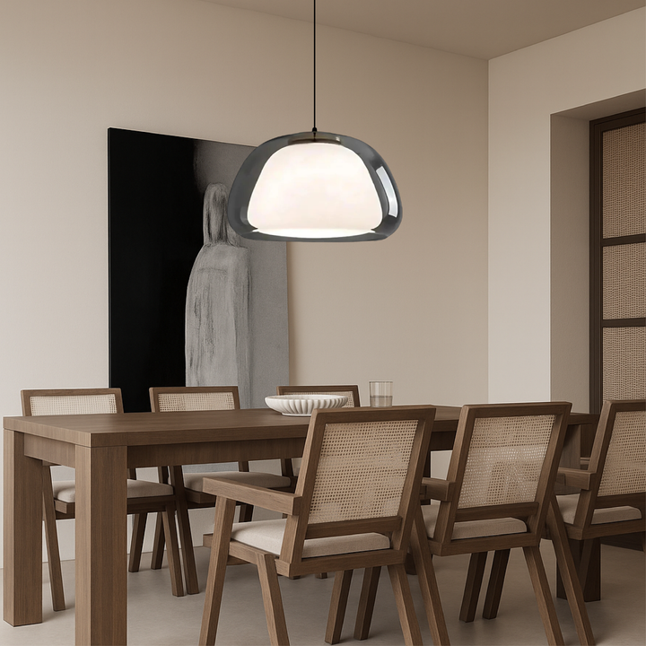 Nombr Jelly Glass Pendelleuchte – Moderne Lampe für Küche und Esstisch, höhenverstellbar, sanftes LED-Licht