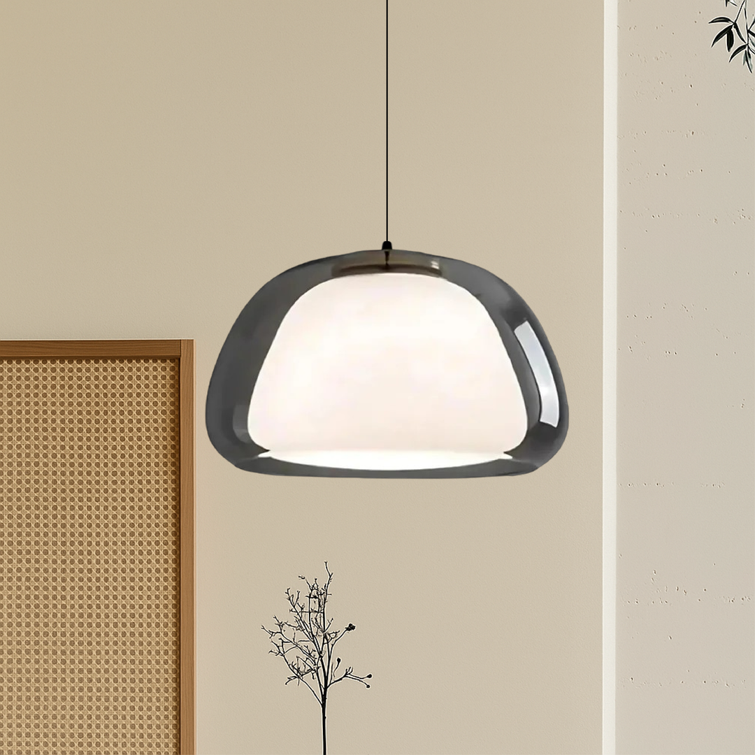 Nombr Jelly Glass Pendelleuchte – Moderne Lampe für Küche und Esstisch, höhenverstellbar, sanftes LED-Licht