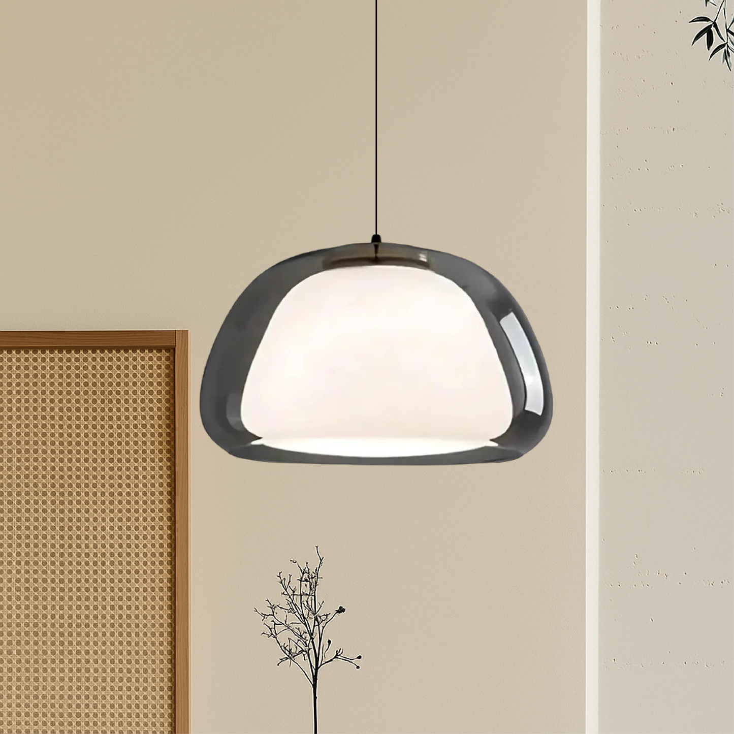 Nombr Jelly Glass Pendelleuchte – Moderne Lampe für Küche und Esstisch, höhenverstellbar, sanftes LED-Licht