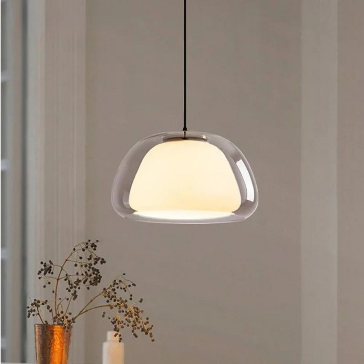 Nombr Jelly Glass Pendelleuchte – Moderne Lampe für Küche und Esstisch, höhenverstellbar, sanftes LED-Licht