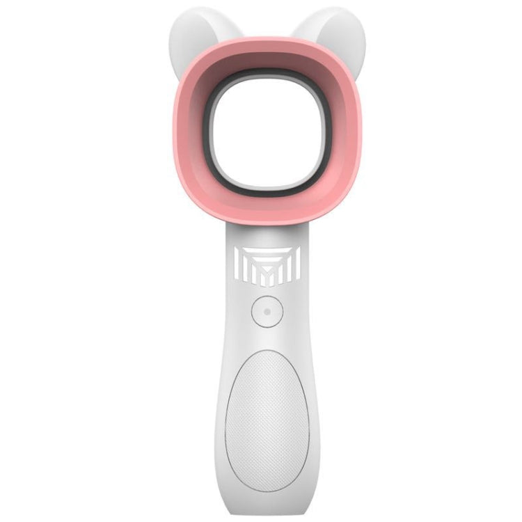 Cartoon Handheld Fan blattlos USB Mini Lade Desktop tragbarer Ventilator (Weiß) | Karnz