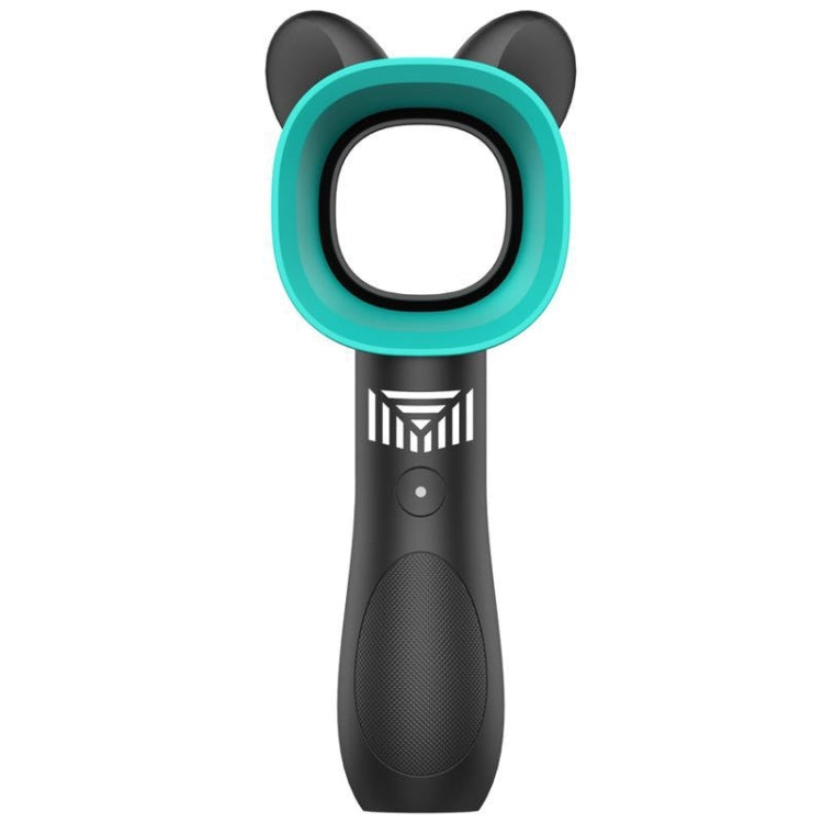 Cartoon Handheld Fan blattlos USB Mini Lade Desktop tragbarer Ventilator (Weiß) | Karnz