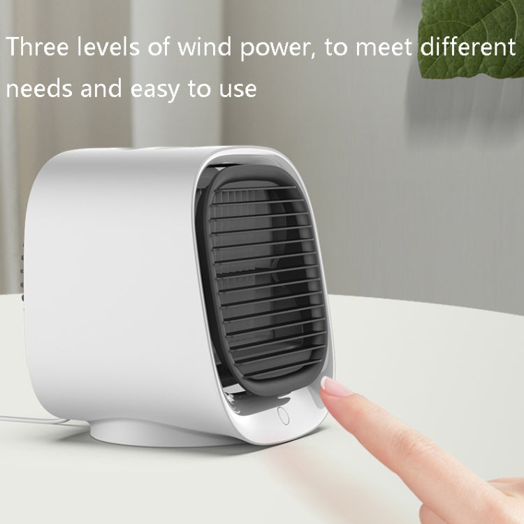 Desktop-Kühlventilator USB Tragbarer Bürokühlventilator, Farbe: M201 Sky White | Karnz