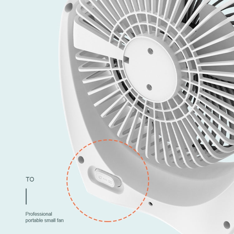 USB Schreibtischventilator Mini Zuhause Wohnheim Tragbarer Ventilator, Farbe: U Typ (Schwarz) | Karnz