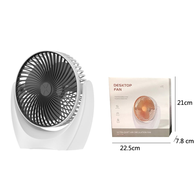 USB Schreibtischventilator Mini Zuhause Wohnheim Tragbarer Ventilator, Farbe: U Typ (Schwarz) | Karnz