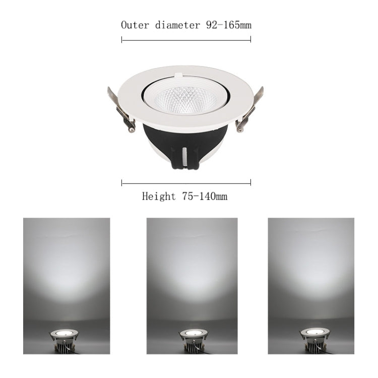 35-Watt-LED-Pflanzenwachstumslampe mit 150 mm Durchmesser und Vollspektrum.