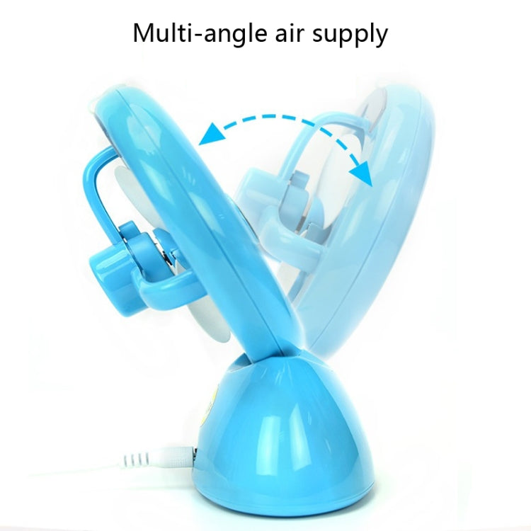 Mini USB wiederaufladbarer Spray Ventilator Studentenwohnheim Büro Desktop leiser Ventilator (glänzend Weiß) | Karnz