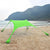 Sandsberg | Outdoor Strand Lycra Sonnensegel Camping Zelt Sonnenschutz Angelzelt, Größe: 210x160x150cm (Grün)