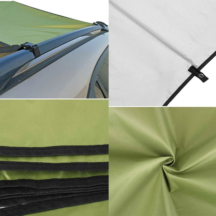 Sandsberg | Outdoor Picknick Campingzelt An Der Seite Des Autos Fahrzeug Regenfest Sonnenblende Zelt 300x200cm (Khaki)