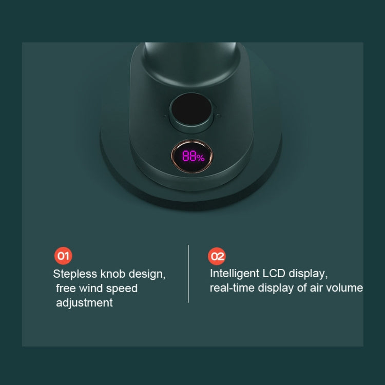 Smart Remote Control Usb Charging Shaking Head Desktop Fan Stroller Clip Fan(Black) | Karnz