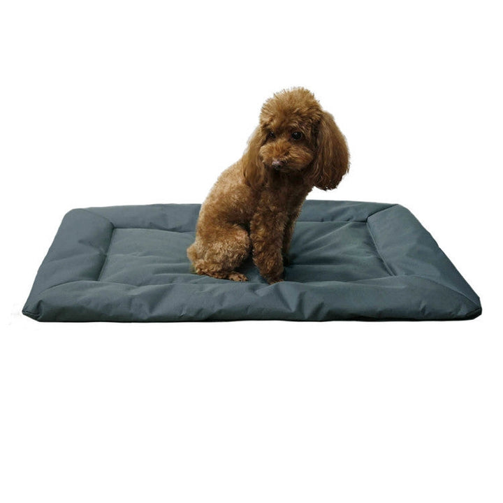 Sandsberg | Outdoor Camping Faltbare Haustier Schlafmatte 600D Oxford Stoff Wasserdichte Hundematte (Grau)