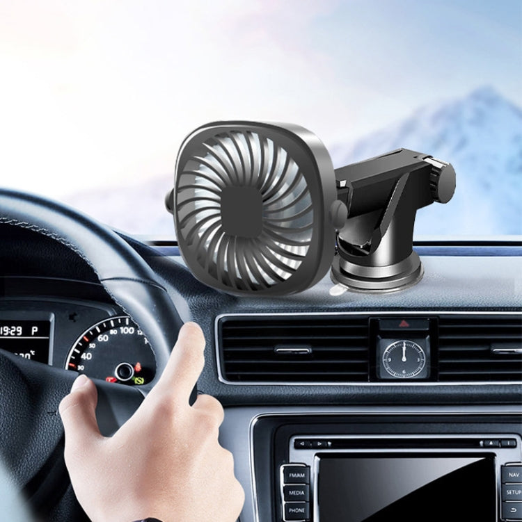 Auto Saugnapf Ventilator Desktop Studentenwohnheim Büro Küchenventilator (Rosa) | Karnz