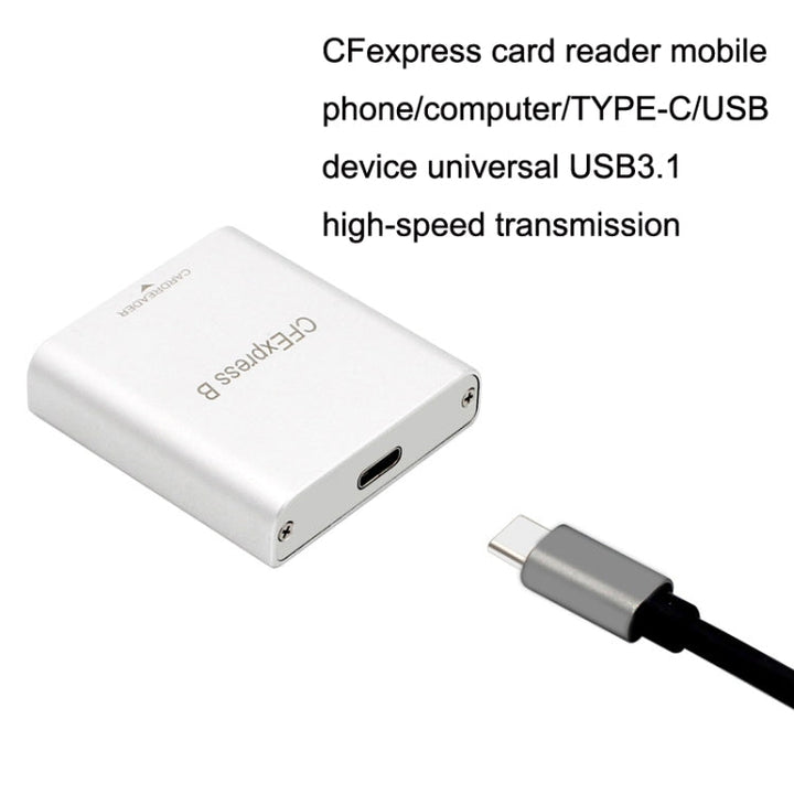 Sandsberg | 10G Hochgeschwindigkeits-USB3.2 Z6/Z7 1DX3 Verkabelung CFEXPRESS Kartenleser mit A-C-Leitung