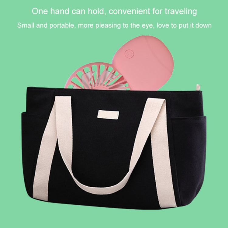 Sommer Cartoon Tasche Handheld Standventilator Wiederaufladbar Leiser Mini Ventilator (Grün) | Karnz
