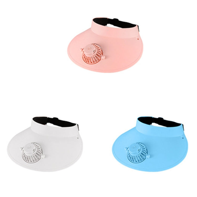 Sommer Outdoor Sonnenschutz Verstellbarer Rotierender Ventilator Sonnenhut (Rosa) | Karnz