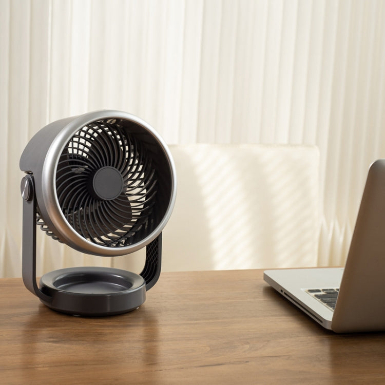 Luftzirkulationsventilator USB-Laden Schreibtischleiser Ventilator (Weiß) | Karnz