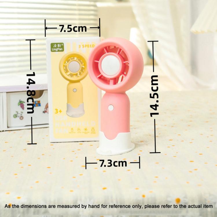 Handheld Wiederaufladbarer Ventilator Outdoor Camping Kühlventilator Mit Handyhalter Basis (Grün) | Karnz