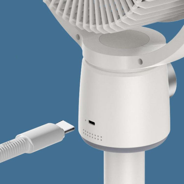 Luftzirkulationsventilator Turbo Licht Konvektionsstandventilator mit Fernbedienung Timer Bodenventilator, Stil: Wiederaufladbar | Karnz