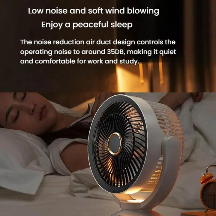 USB Luftzirkulationsventilator Büro Desktop Kleiner Ventilator, Stil: Wiederaufladbar | Karnz
