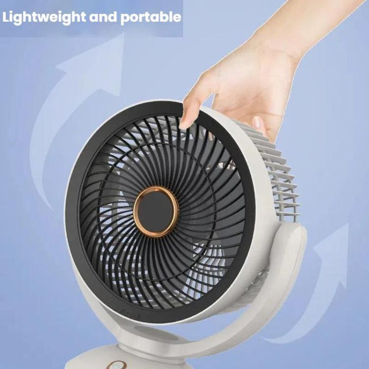 USB Luftzirkulationsventilator Büro Desktop Kleiner Ventilator, Stil: Wiederaufladbar | Karnz