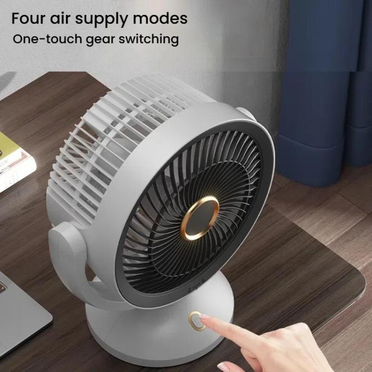 USB Luftzirkulationsventilator Büro Desktop Kleiner Ventilator, Stil: Wiederaufladbar | Karnz