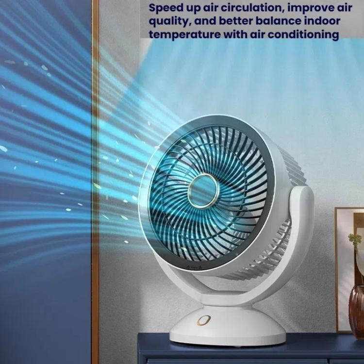 USB Luftzirkulationsventilator Büro Desktop Kleiner Ventilator, Stil: Wiederaufladbar | Karnz