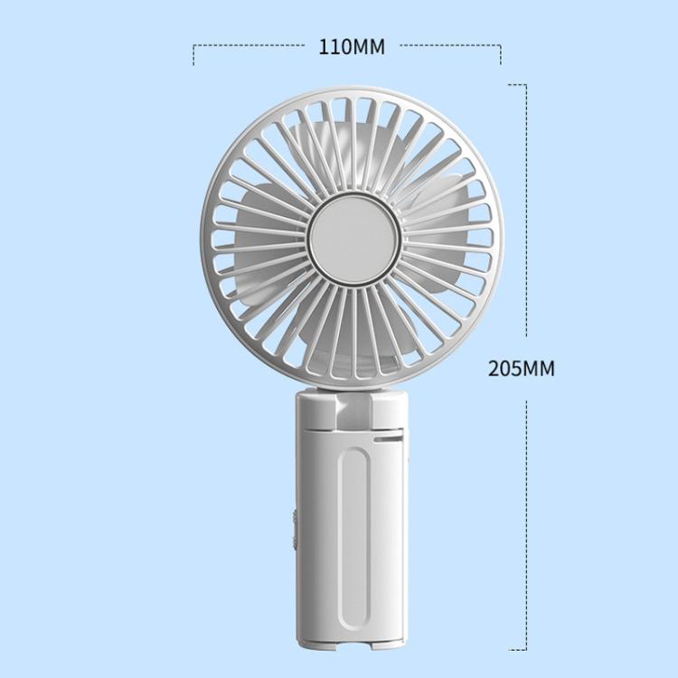 Faltender hängender Regenschirm Ventilator USB tragbarer Regenschirm Klemmlüfter kompakter Schreibtischventilator (Schwarz) | Karnz