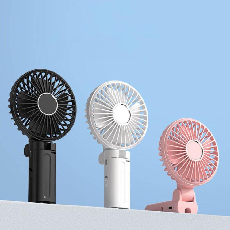 Faltender hängender Regenschirmventilator USB Handheld tragbarer Regenschirmclipventilator kompakter Desktopventilator (Rosa) | Karnz