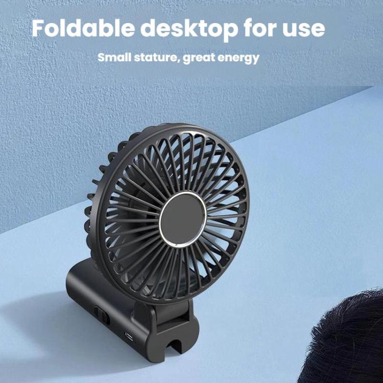Faltender hängender Regenschirmventilator USB Handheld tragbarer Regenschirmclipventilator kompakter Desktopventilator (Rosa) | Karnz