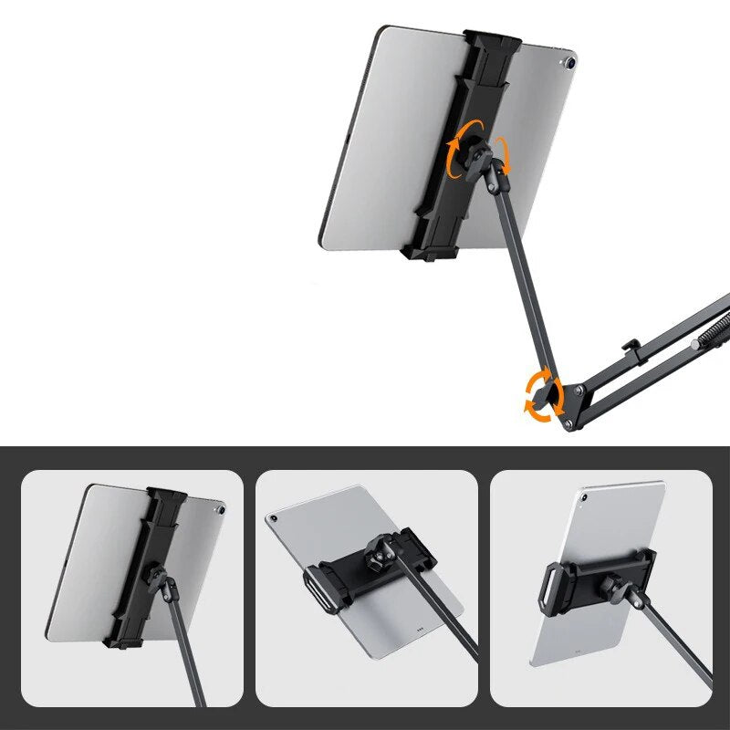Tablet-Halterung – FlexiMount – 360° drehbar – verstellbarer Halter