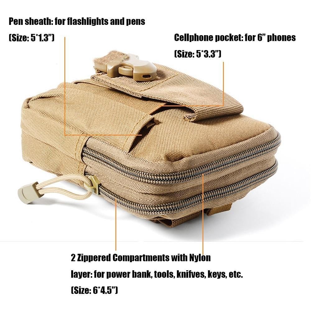Multi-Purpose Molle Taktische Taillentasche | Karnz