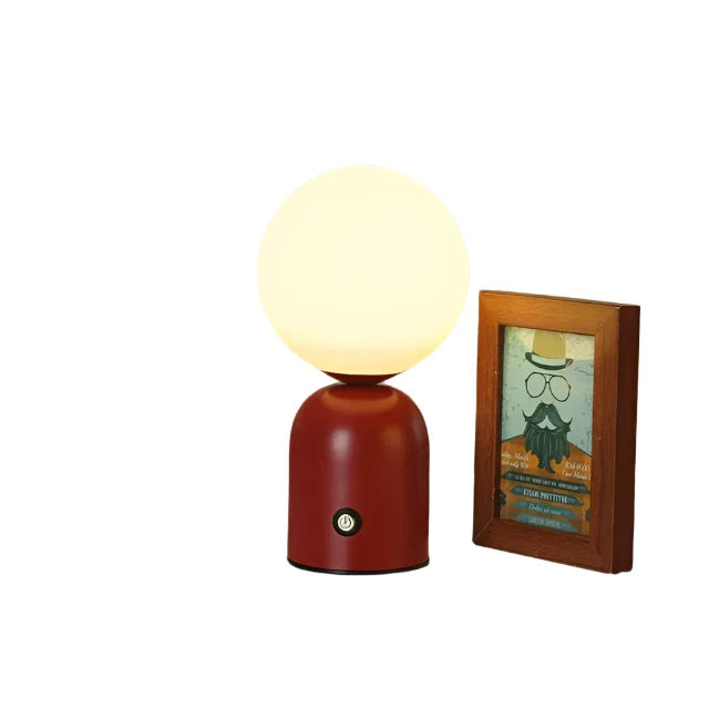 Wiederaufladbare LED Tischlaterne – Tragbare kabellose Lampe für Innen & Außen | Karnz