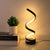 SpiralLight LED Tischlampe mit dimmbarem Licht und Touch-Steuerung | Karnz