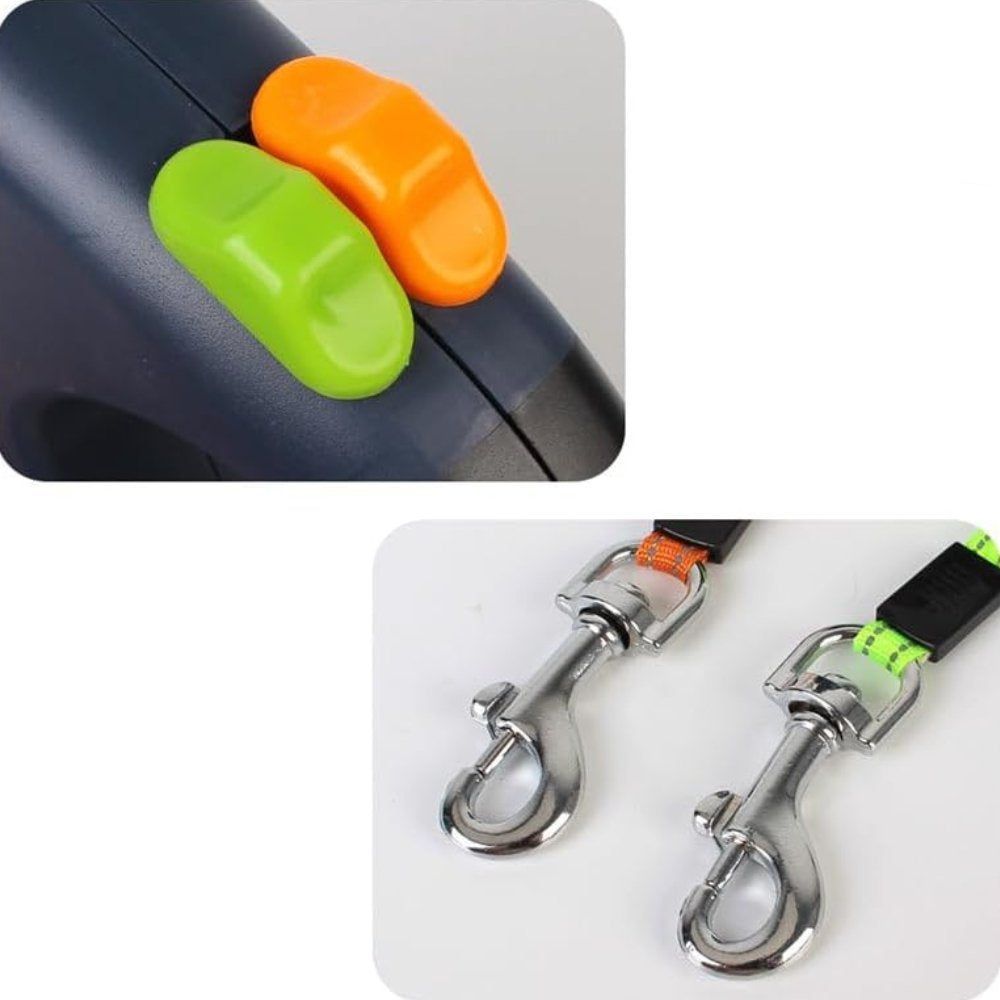 TangleFree Doppelleine – Verwicklungsfreies Leinen für einfaches Gehen mit zwei Hunden | Karnz