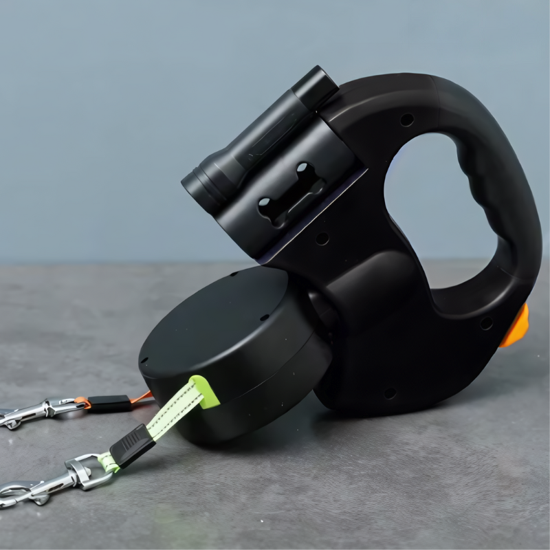 PowerPup Duo-Leash — Endlich stressfreie Spaziergänge mit zwei Hunden in perfekter Harmonie | Karnz