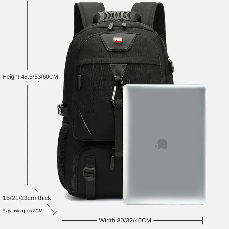 Tech Trek Pro 50-80L Der Ultimative Rucksack Mit USB-Anschluss | Karnz