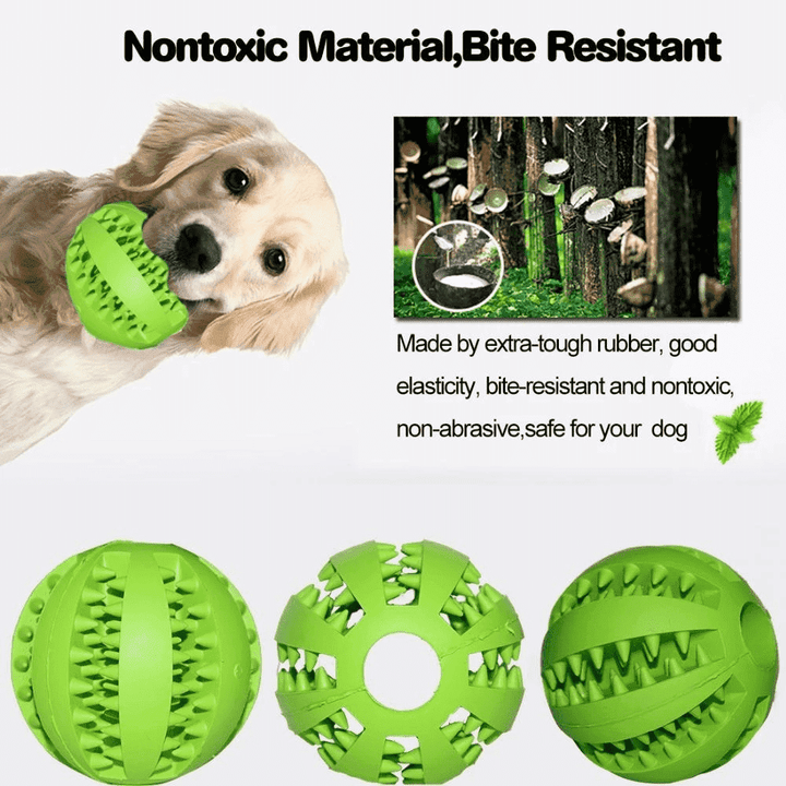 Zahnreinigender Hundefutterspender Spielzeug | Karnz