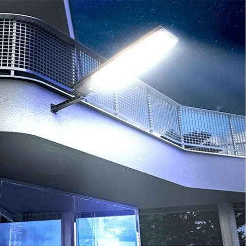 PowerBright Solar Außenlampe 3000W – Wand- oder Pfostenmontage IP65 | Karnz