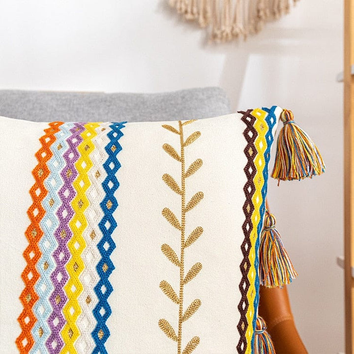 Texturiertes-Tassel Kissenbezug | Karnz